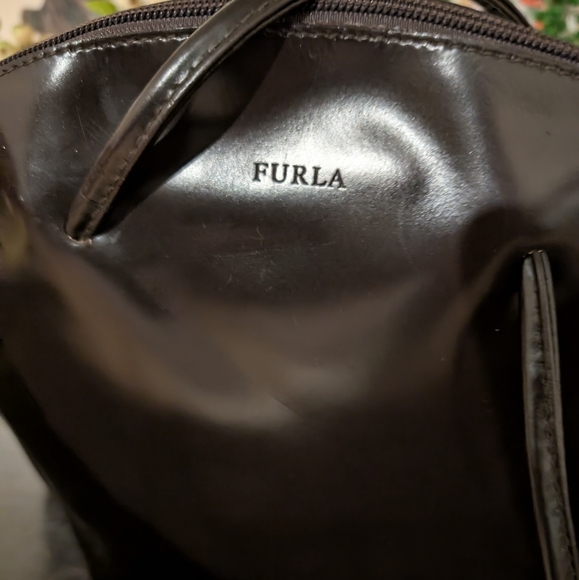 Furla Brown Leather Shoulder Bag Timeless Design - Picture 4 of 11
